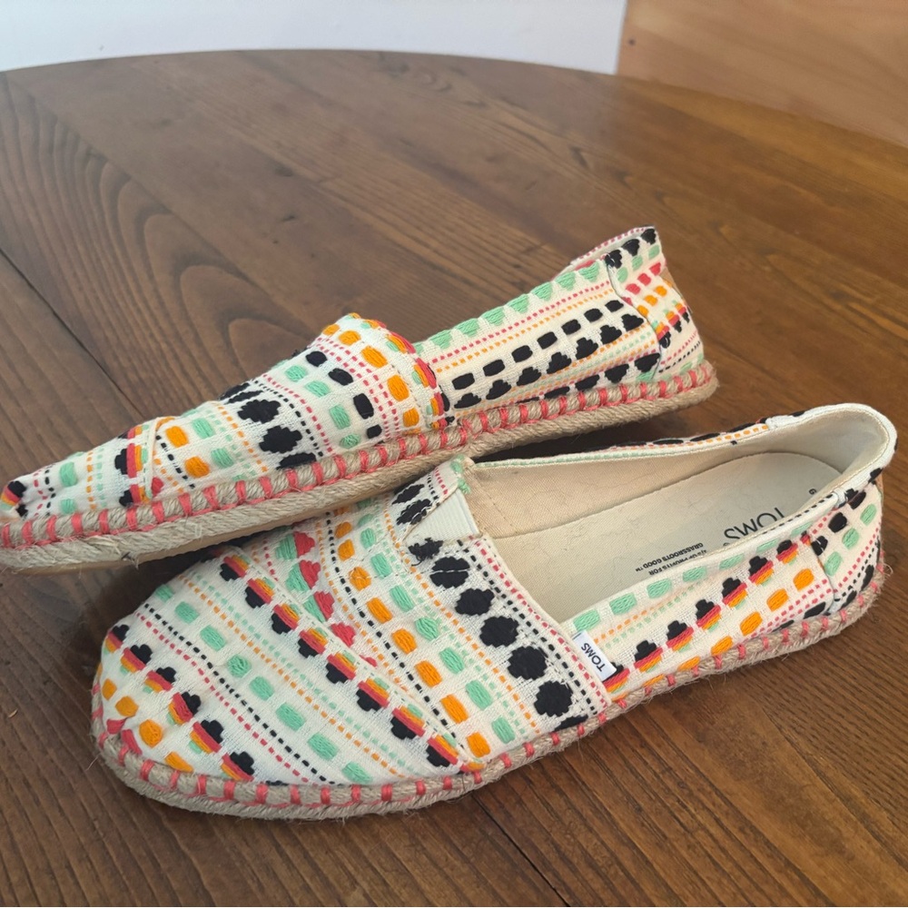 Toms Colorful Patterned Espadrilles - image 1